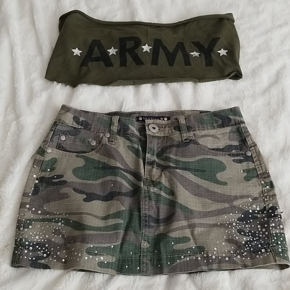 Womens Sexy Army Girl Costume